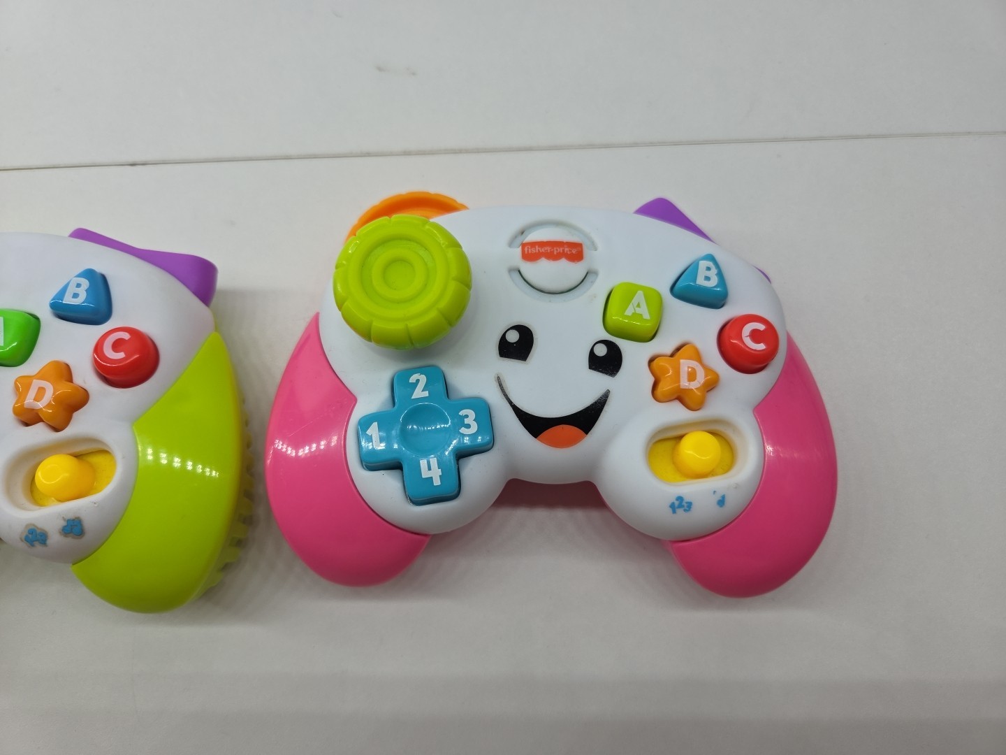 2 Fisher-Price Laugh & Learn Game & Learn Controller Musical Baby Toys – Work