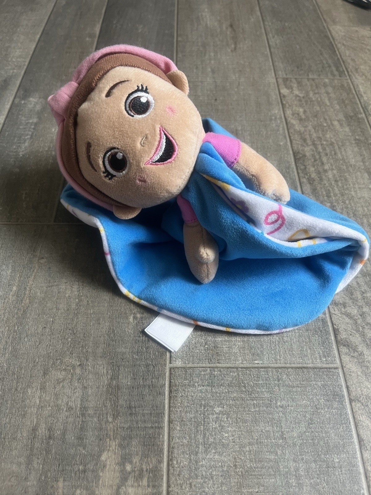 Ms. Rachel Huggable Lovey Plush Toy Soft Blue Pink 3M+ Social Emotional