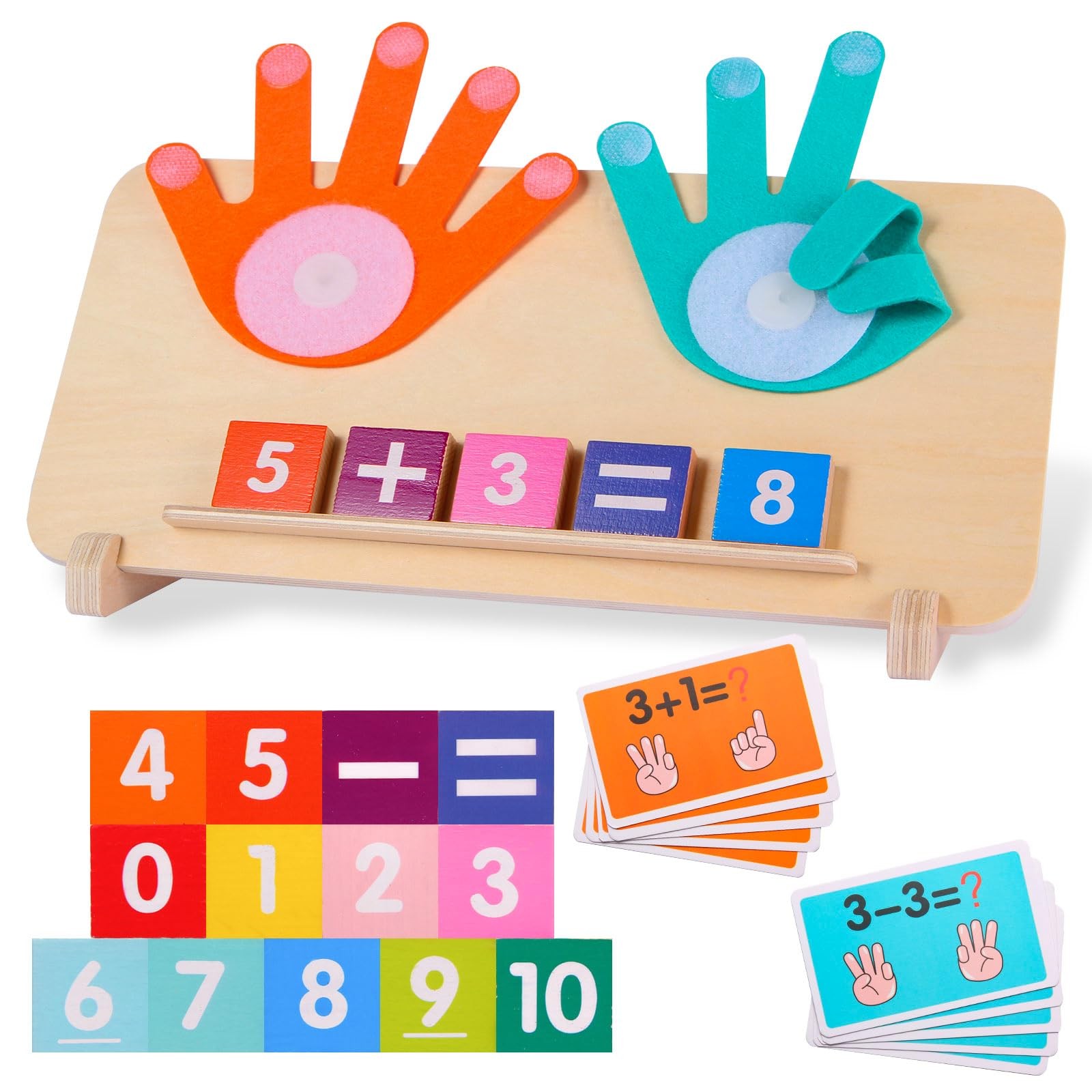 Montessori Toys for 3-5 Year Old, Educational Math Manipulatives Learning Toy…