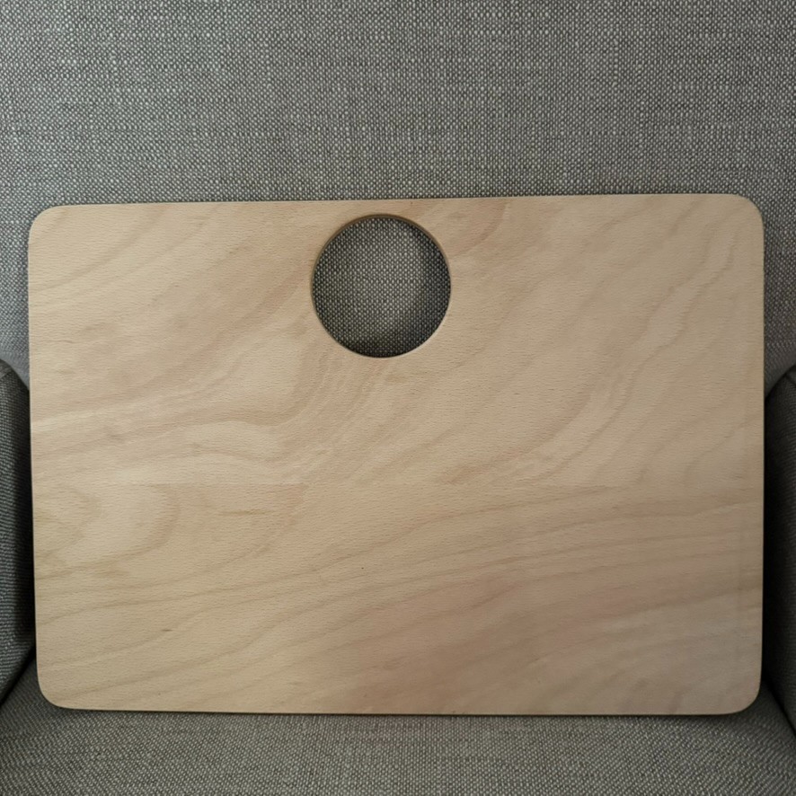deMoca Wooden Sensory Busy Board for Toddlers Fidget Board