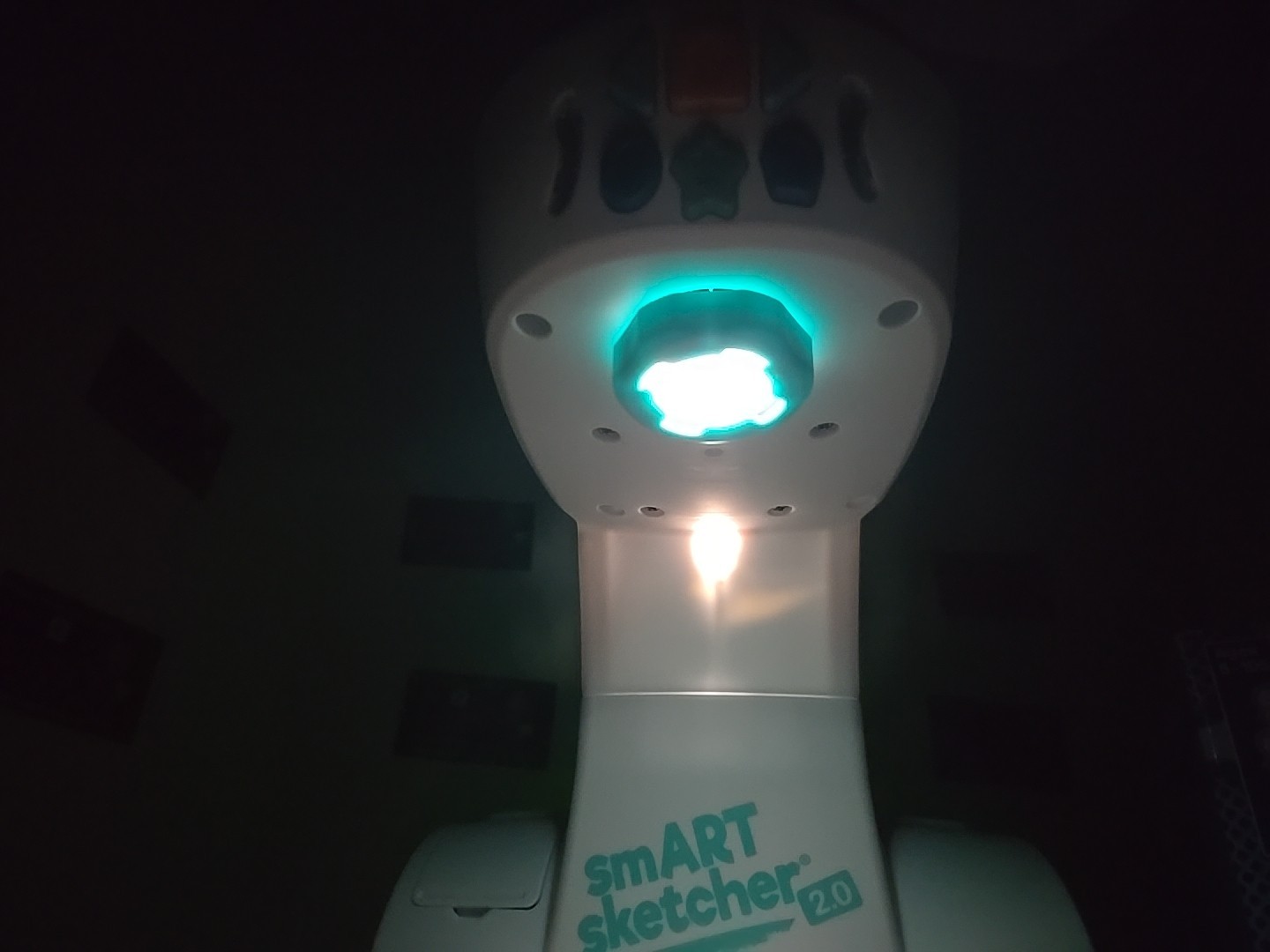 Smart Sketcher 2.0 Projector Kids Projector 1 Cartridge & Adapter Cord TESTED