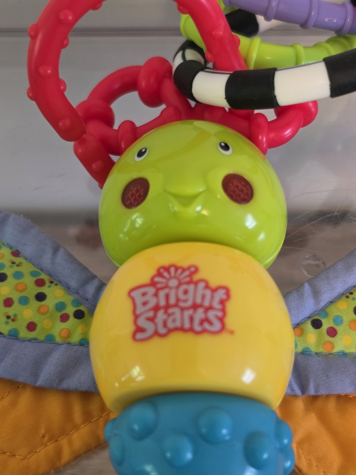 Bright Starts Twisty Bug Dragonfly/Butterfly Rattle Not tested
