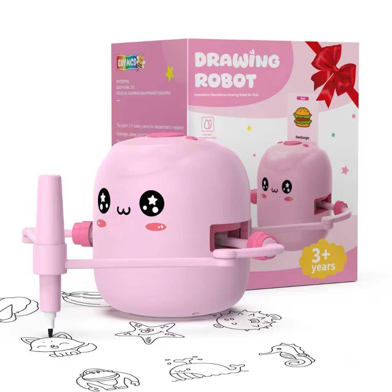 Drawing Robot for Kids, Interactive Educational Drawing Robot with Voice Inte…