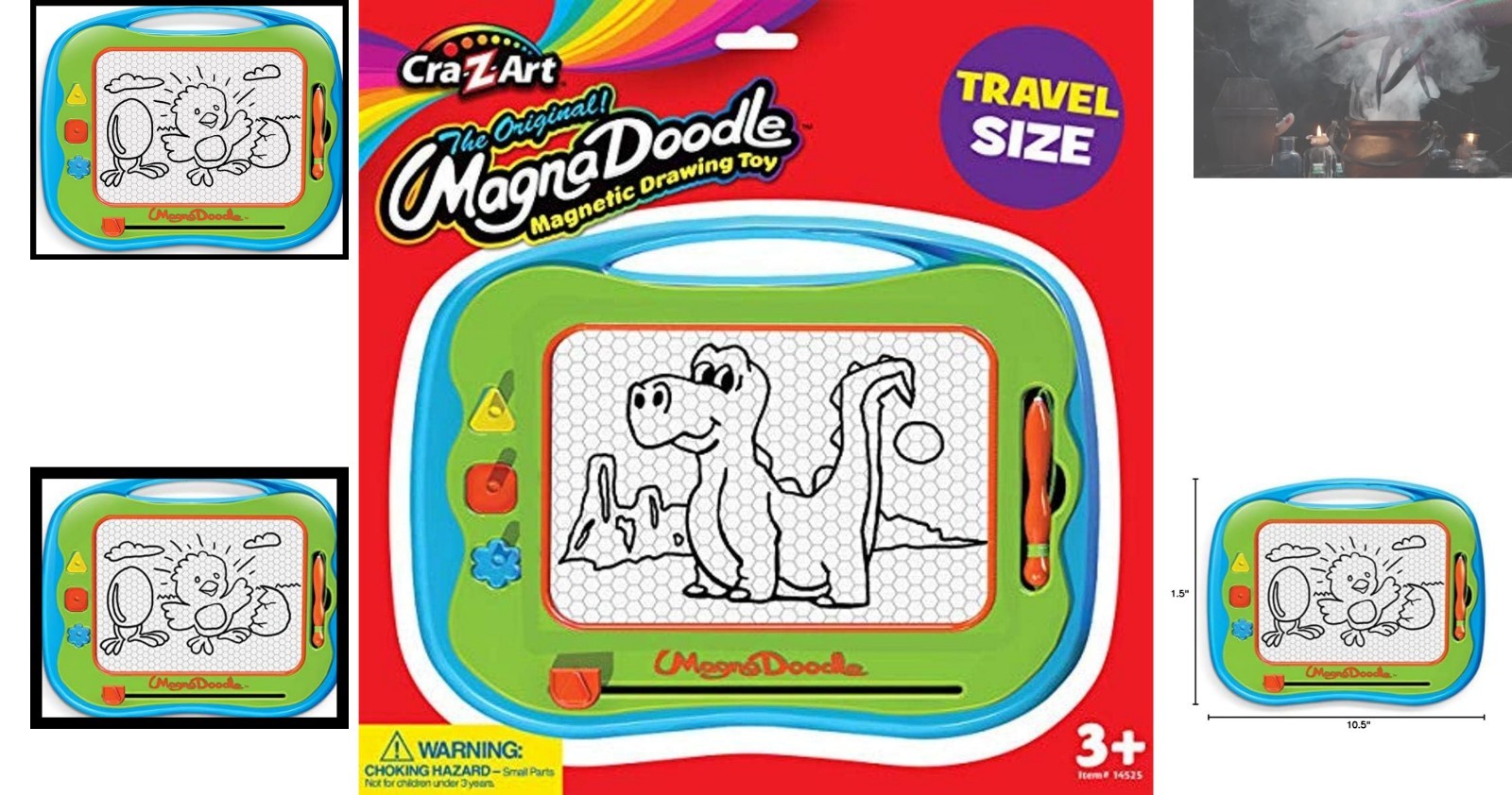 Travel Magna Doodle: Portable Magnetic Drawing Board for Creative Kids Aged 3+