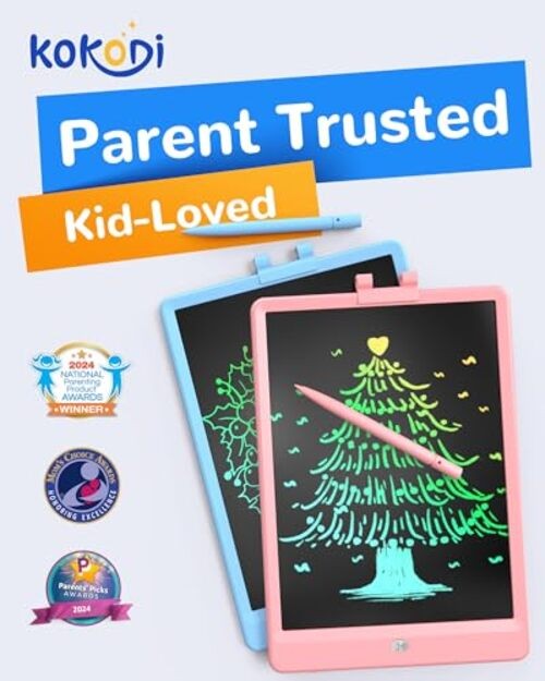 LCD Writing Tablet,Gifts for 3 Years Old Boys and Girls,10 Inch 10in Pink