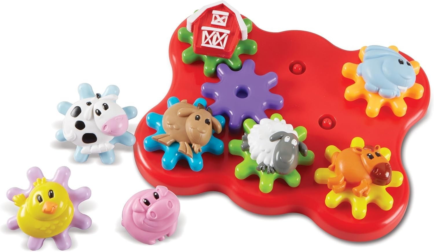 Toddler Build & Spin – 17-Piece Montessori Gears for Sensory Play & Learning