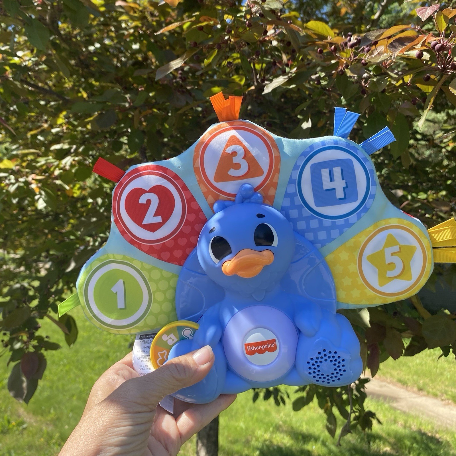FISHER PRICE LINKIMALS COUNTING & COLORS PEACOCK INTERACTIVE TOY TESTED HTF