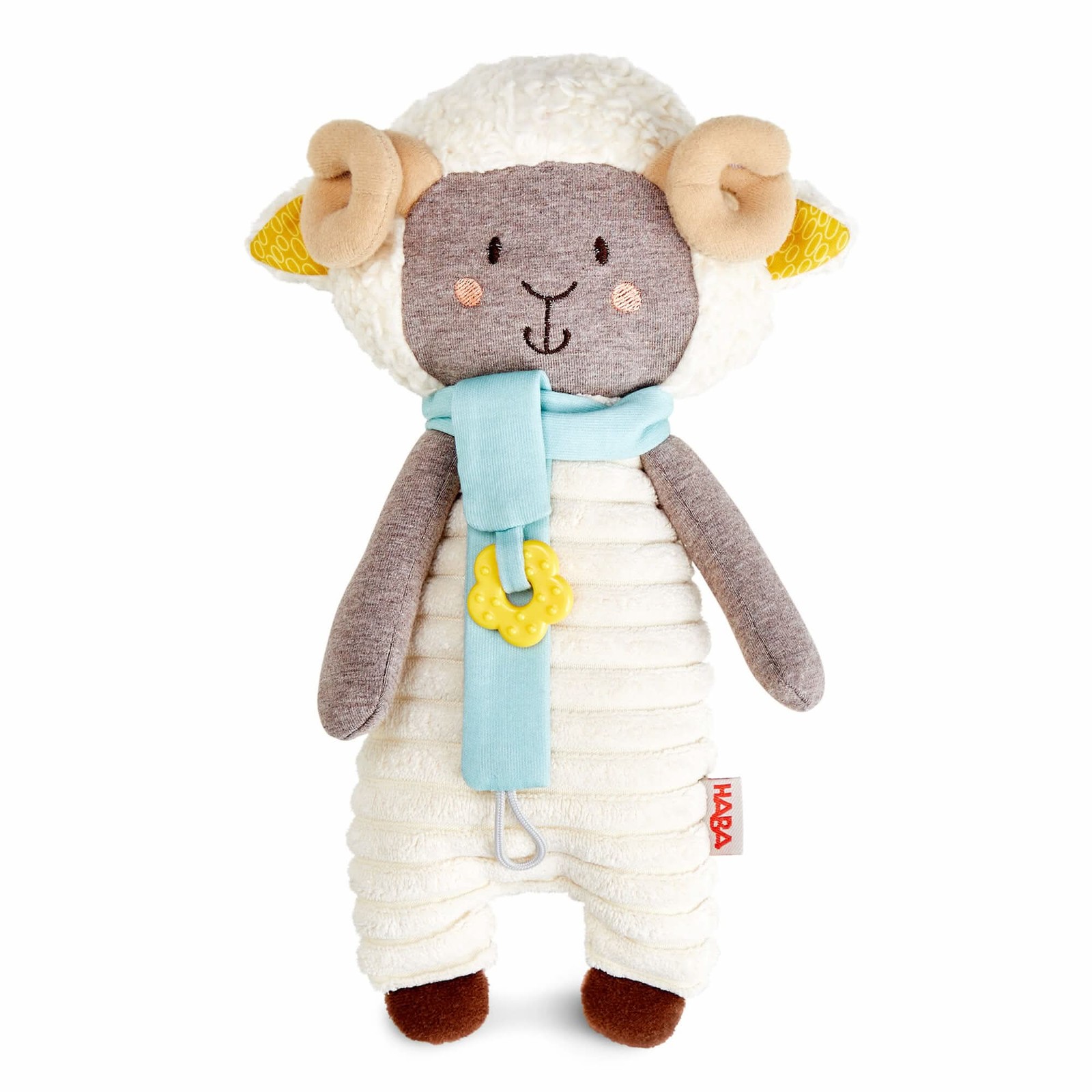 HABA Woolbert the Ram Cuddly Baby Sensory Toy