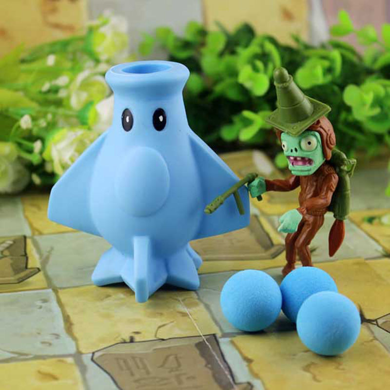 Plants vs Zombies Peashooter PVC Action Figure Model Soft Toy Kids Gifts Toys