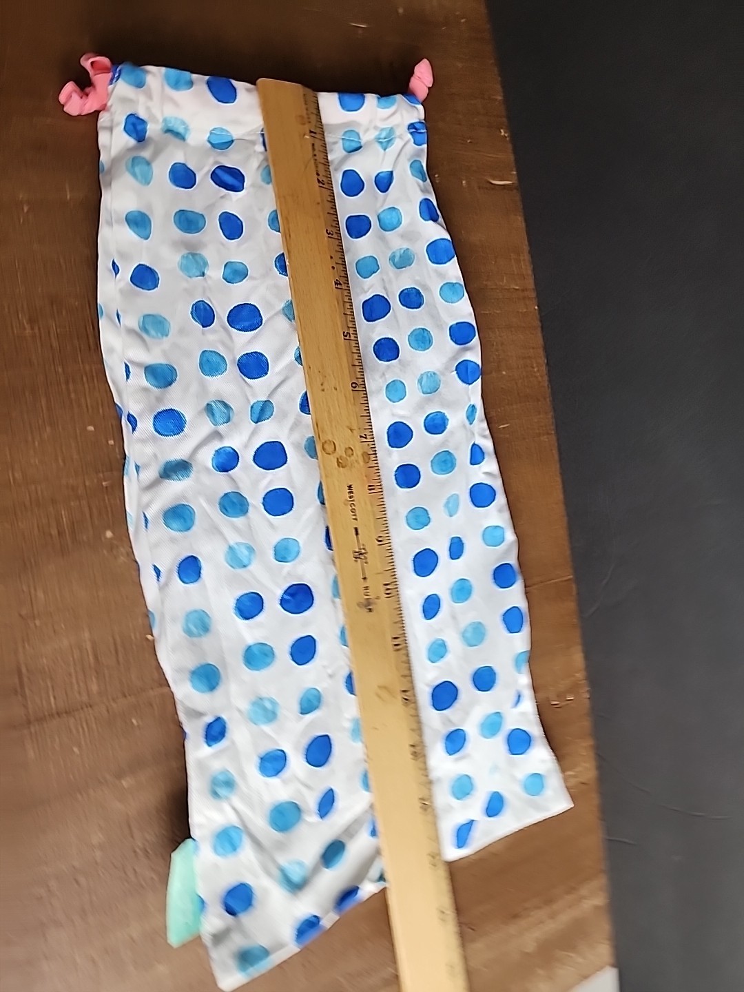 Lovevery Replacement Lot of 2 Bags Blue and Colorful Polka Dots