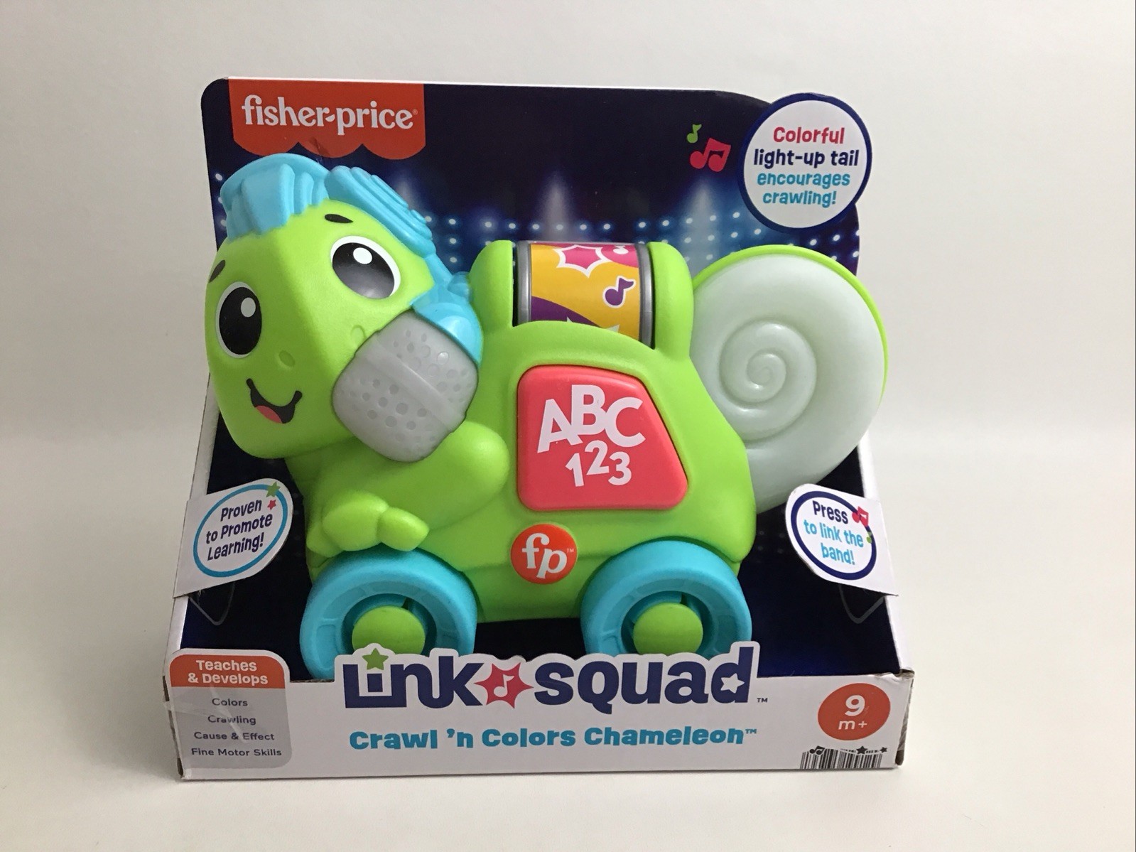 Fisher Price Link Squad Crawl n Colors Chameleon Interactive Learning Toy