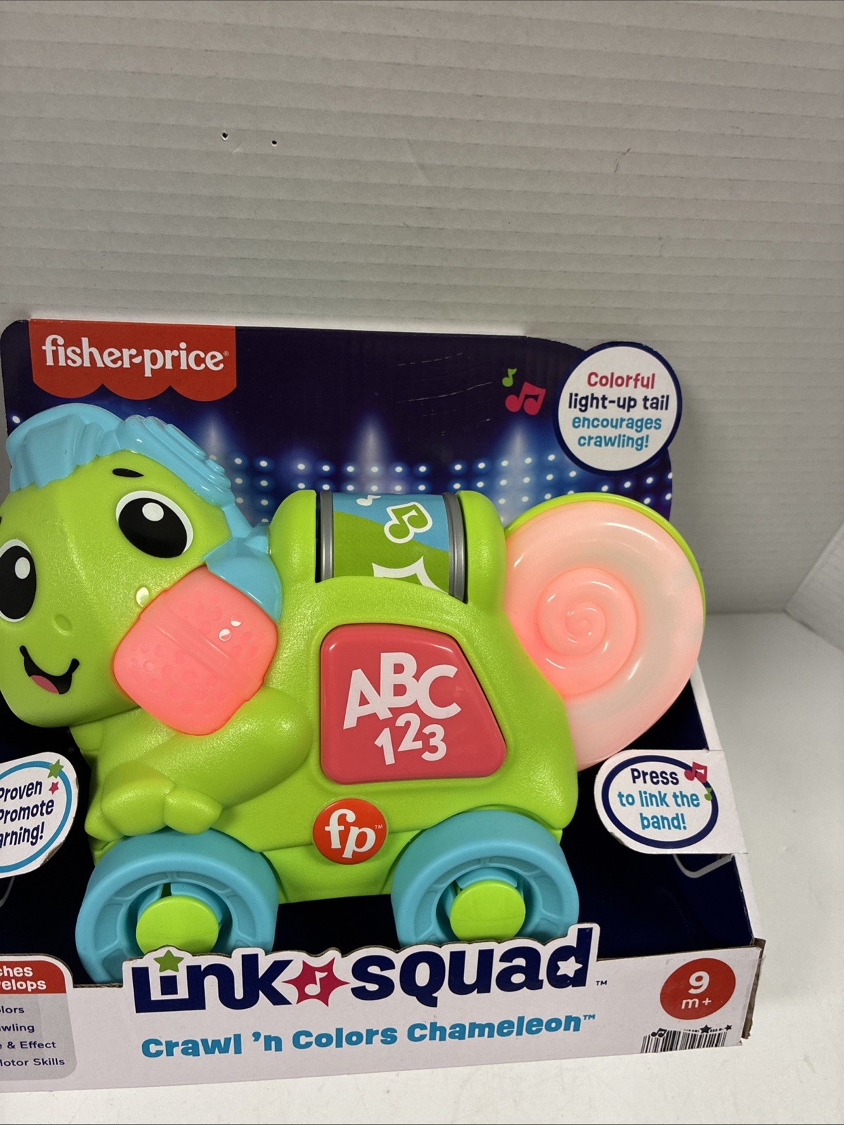 Fisher Price Link Squad Crawl n Colors Chameleon Interactive Learning Toy