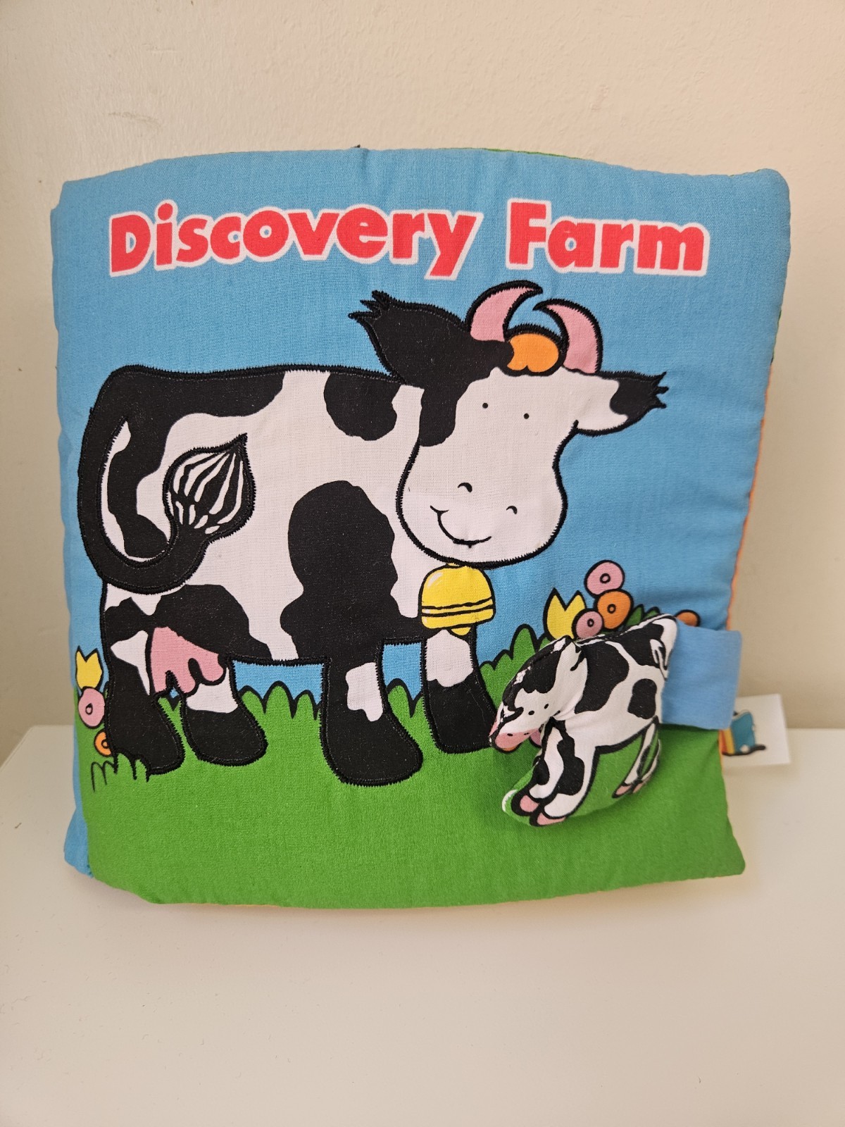 Discovery Farm- Book Baby 12-18 Mos Colorful Cloth, Rattle,