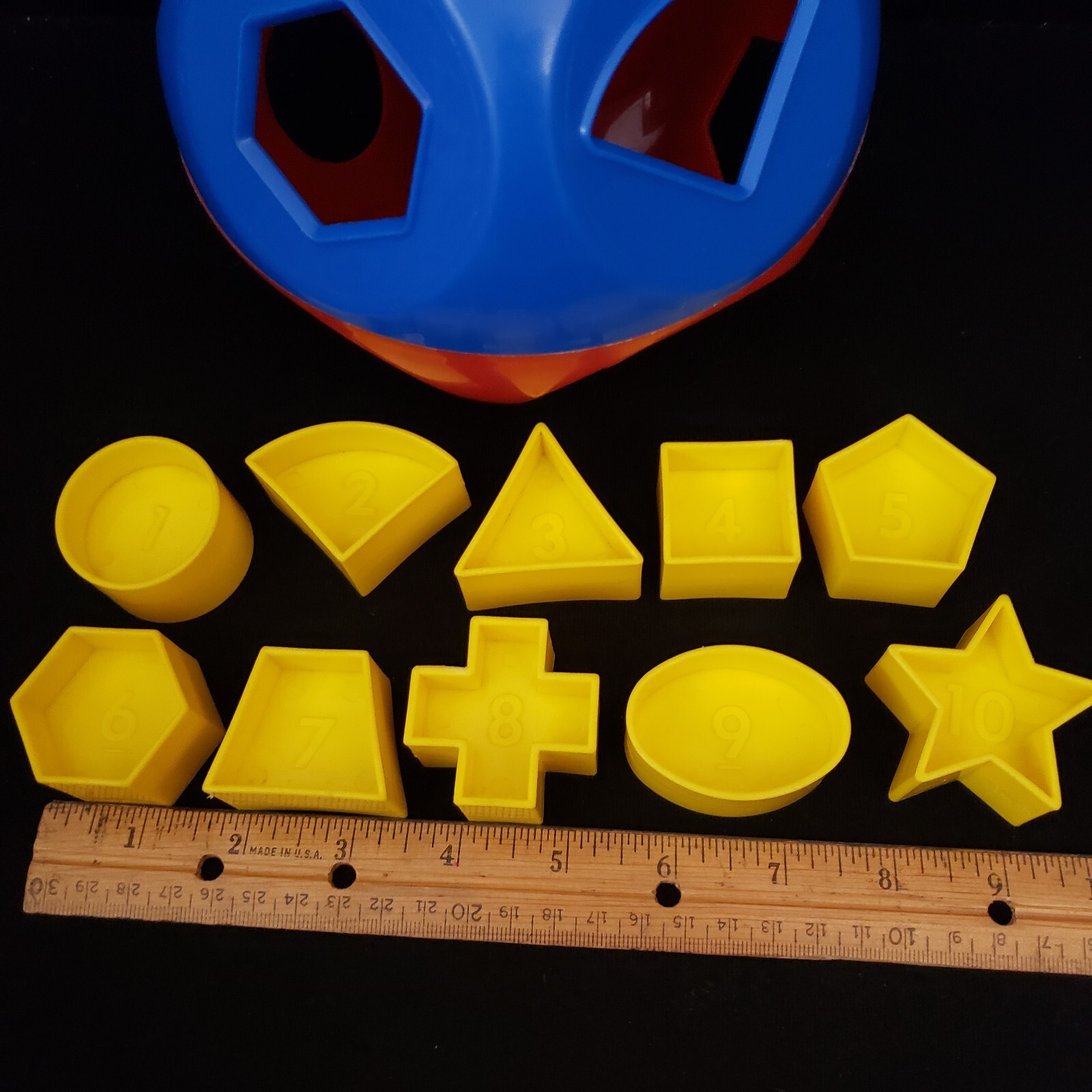 Tupperware Replacement Shape Sorter Yellow Blocks Pick ONE BLOCK