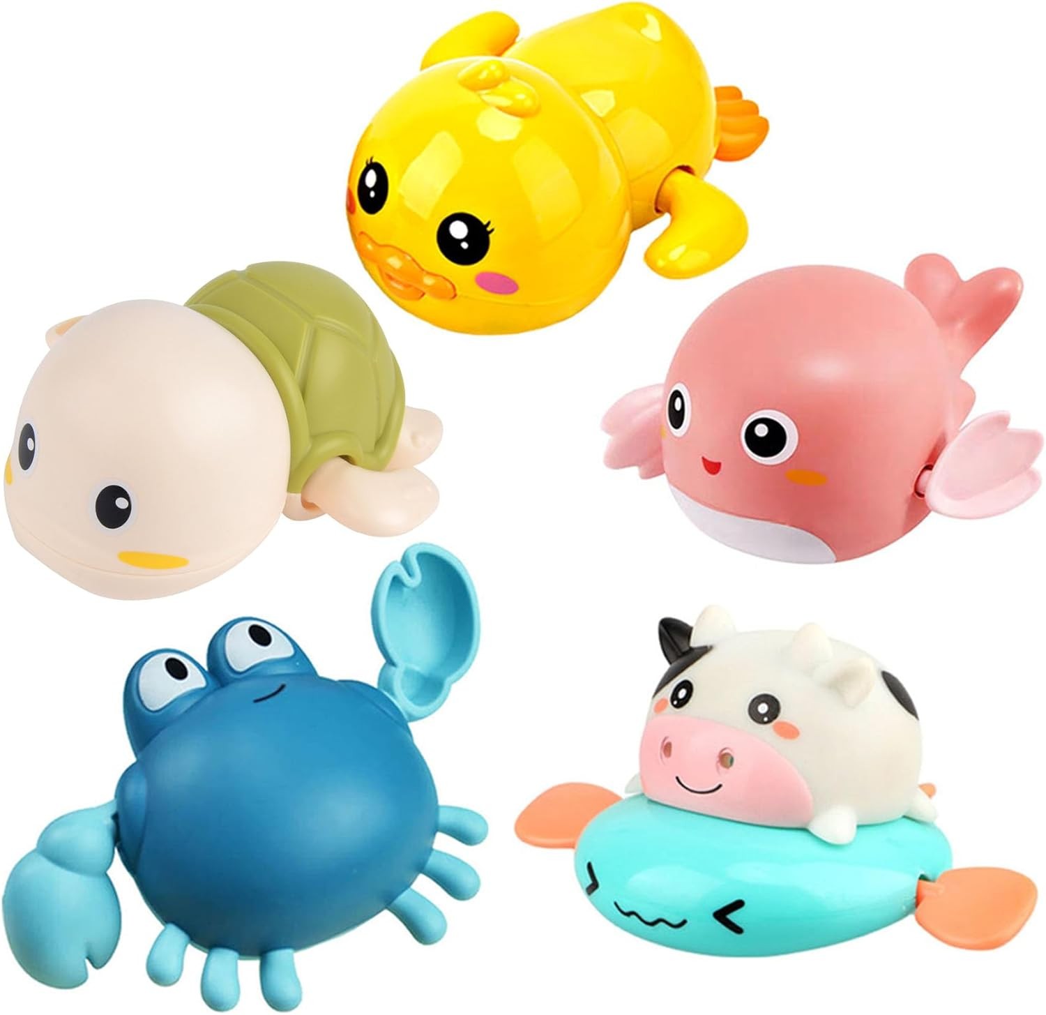 Bath Toy,Cute Animal Clockwork Bathtub Swimming Pool Toy,Baby Toys for…