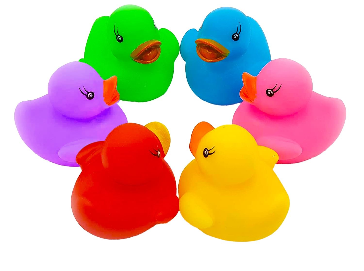 The Dreidel Company 25-Count Classic Rubber Duck Toy 25-Pack, Multicolored
