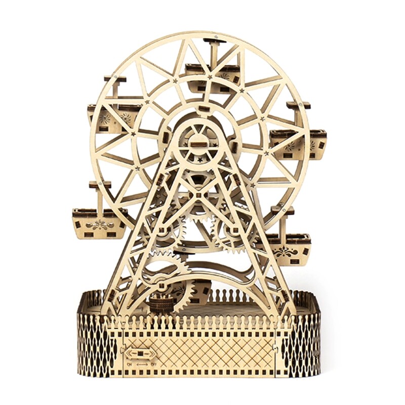 3D Puzzle Assembly for Wheel Educational Interactive Toy Toddlers Girls
