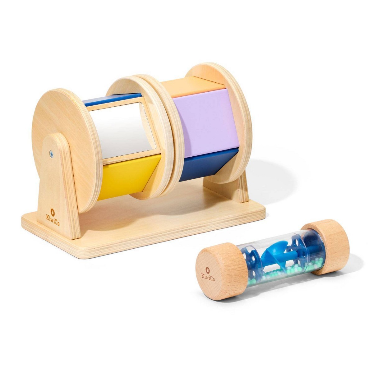 KiwiCo Listen & Learn Wooden Toy Activity Play Center 3m+ – 2pc