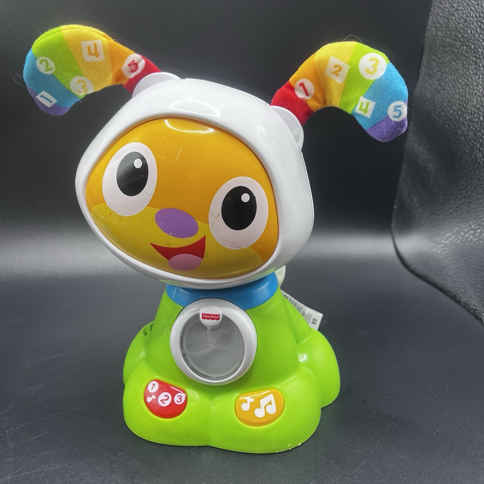 Fisher Price Bright Beats Dance & Move Green BeatBowWow Light Up Puppy Dog