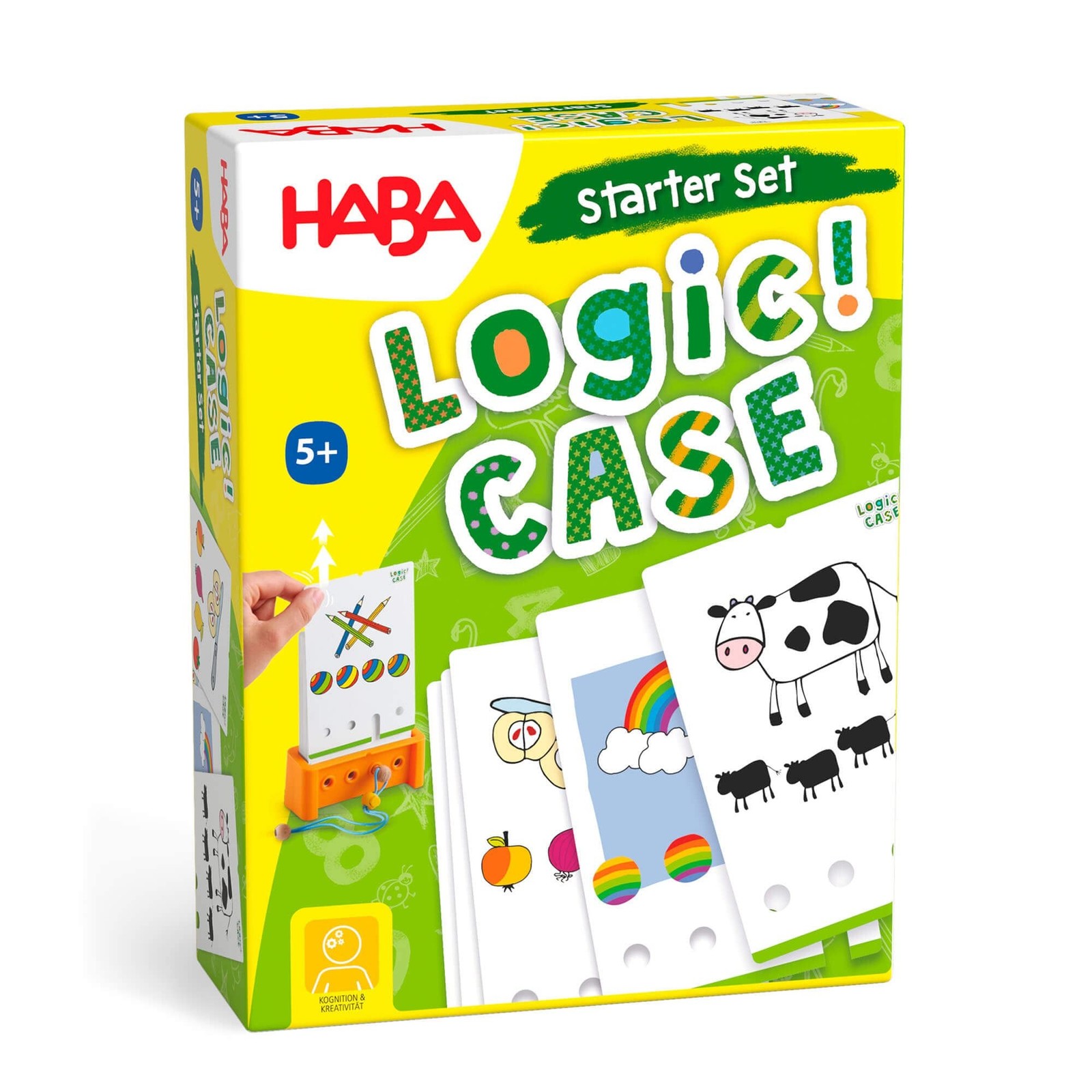 HABA Logic! CASE Brain Games for Kids Starter Set 5+, Brain Teaser Puzzles an…