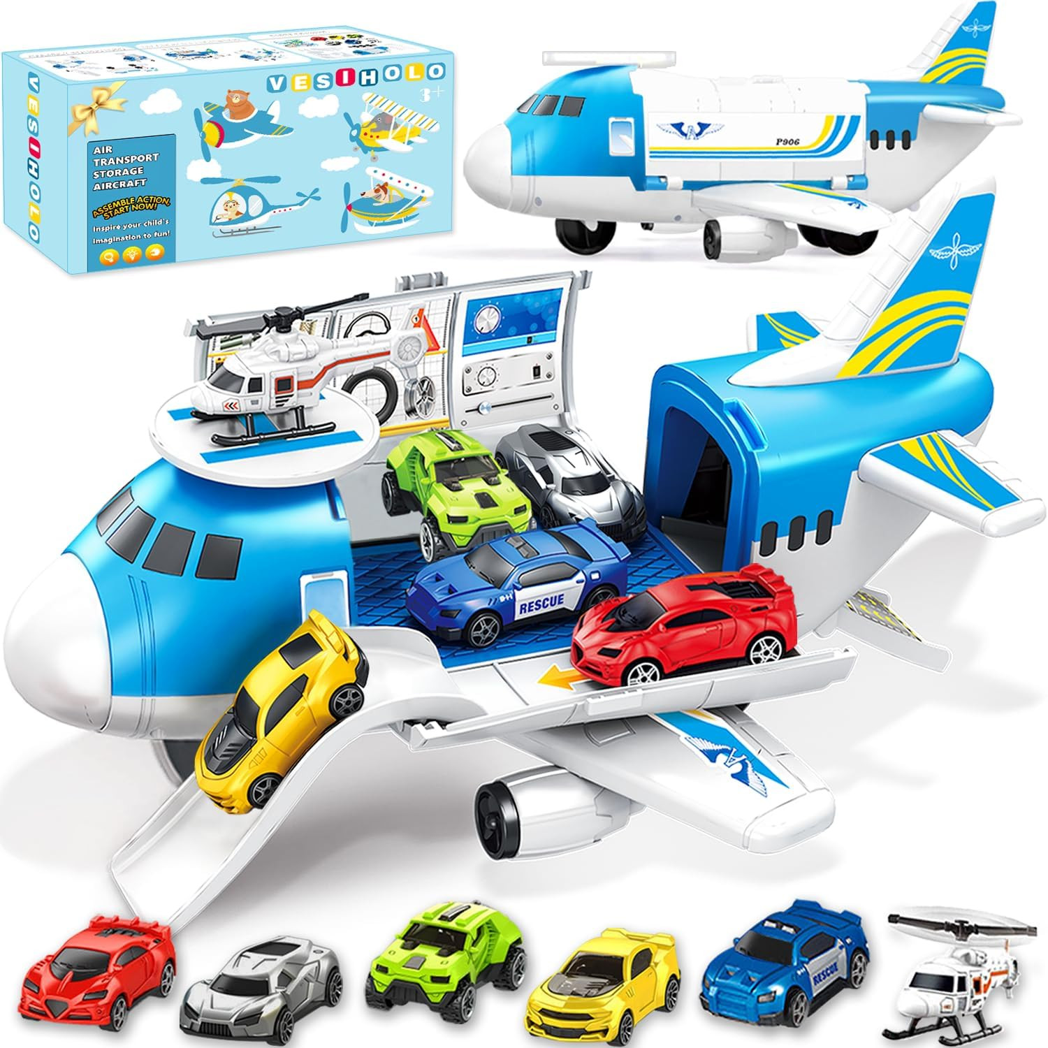 Airplane Toy, Airplane Toys for 3 Years Old, Airplane for Toddlers, Toys for 3+