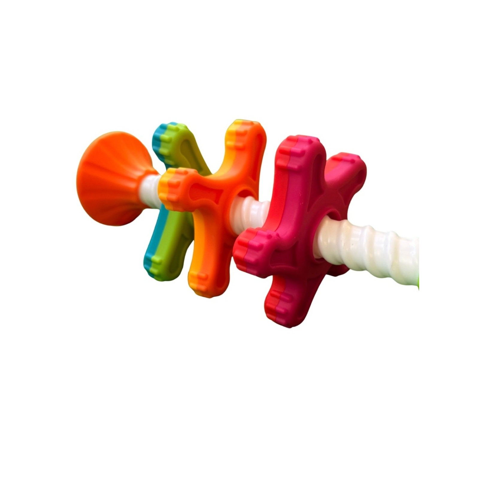 🧠 Fat Brain Multicolor Stacker Spinner Toy for Kids Unisex Boys Girls