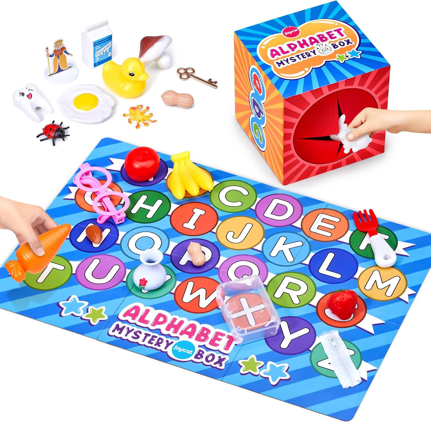 Mystery Alphabet Box for Kids 26 PCS Letters Sorting Matching Game Activities…