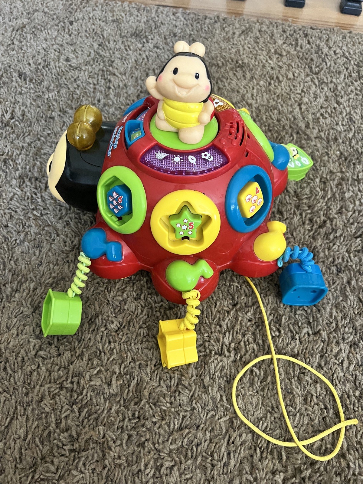 VTech Crazy Legs Learning Bug 12-36 M Lights Sounds Interactive Educational Toy