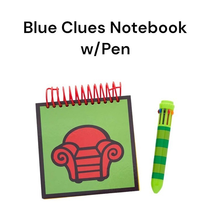 Blue’s Clues Handy Dandy Notebook with Pen -BL Exclusive New!