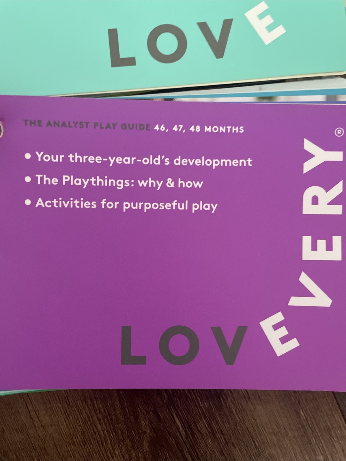 Lovevery Play Kit Guides (1-4 Years) – 5 Booklets – EUC