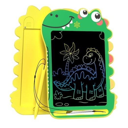 LCD Writing Tablet for Kids, Educational Toddler Toys, Colorful Doodle Green