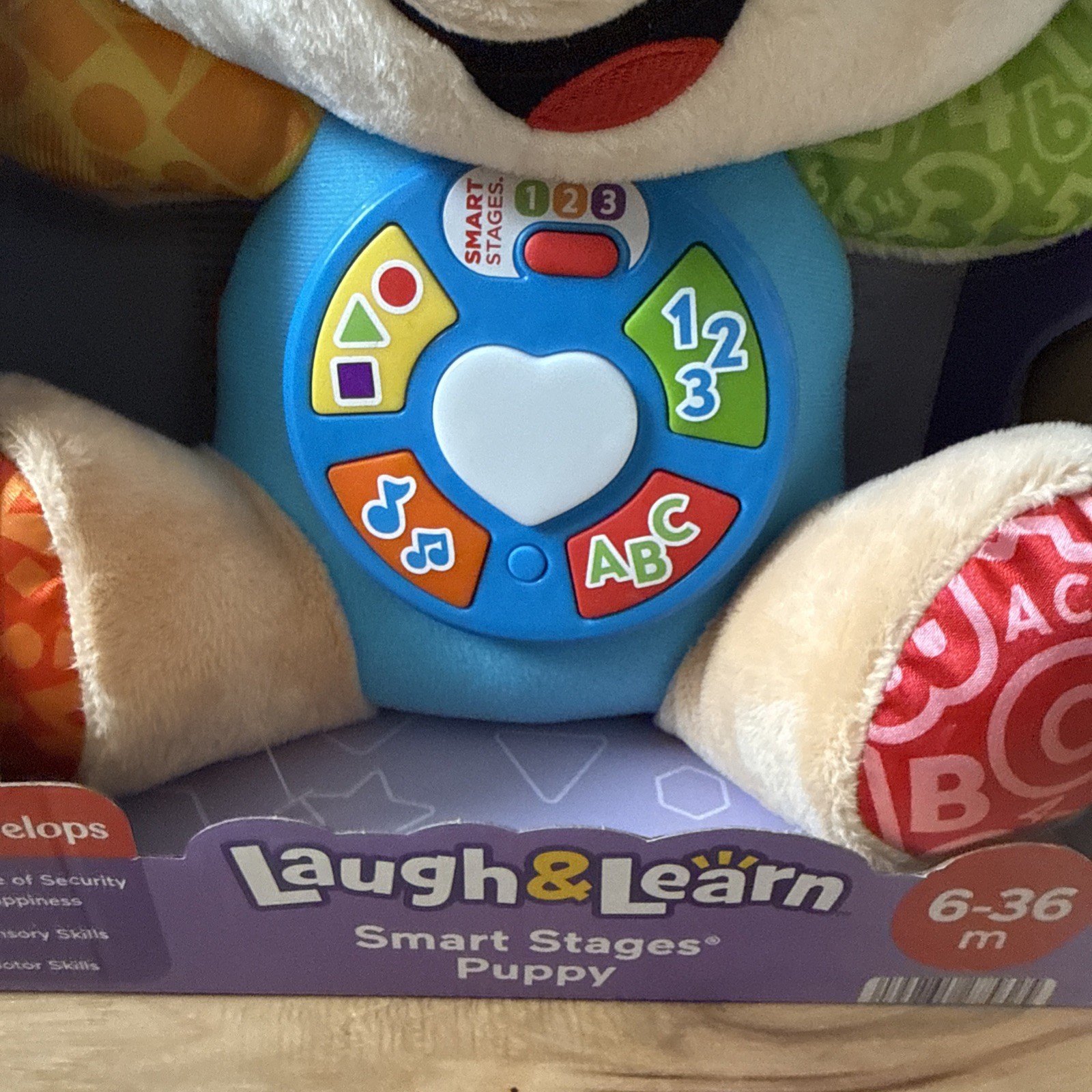 Fisher-Price Laugh & Learn Smart Stages Puppy Baby Toy 6–36 Months Lights Sounds