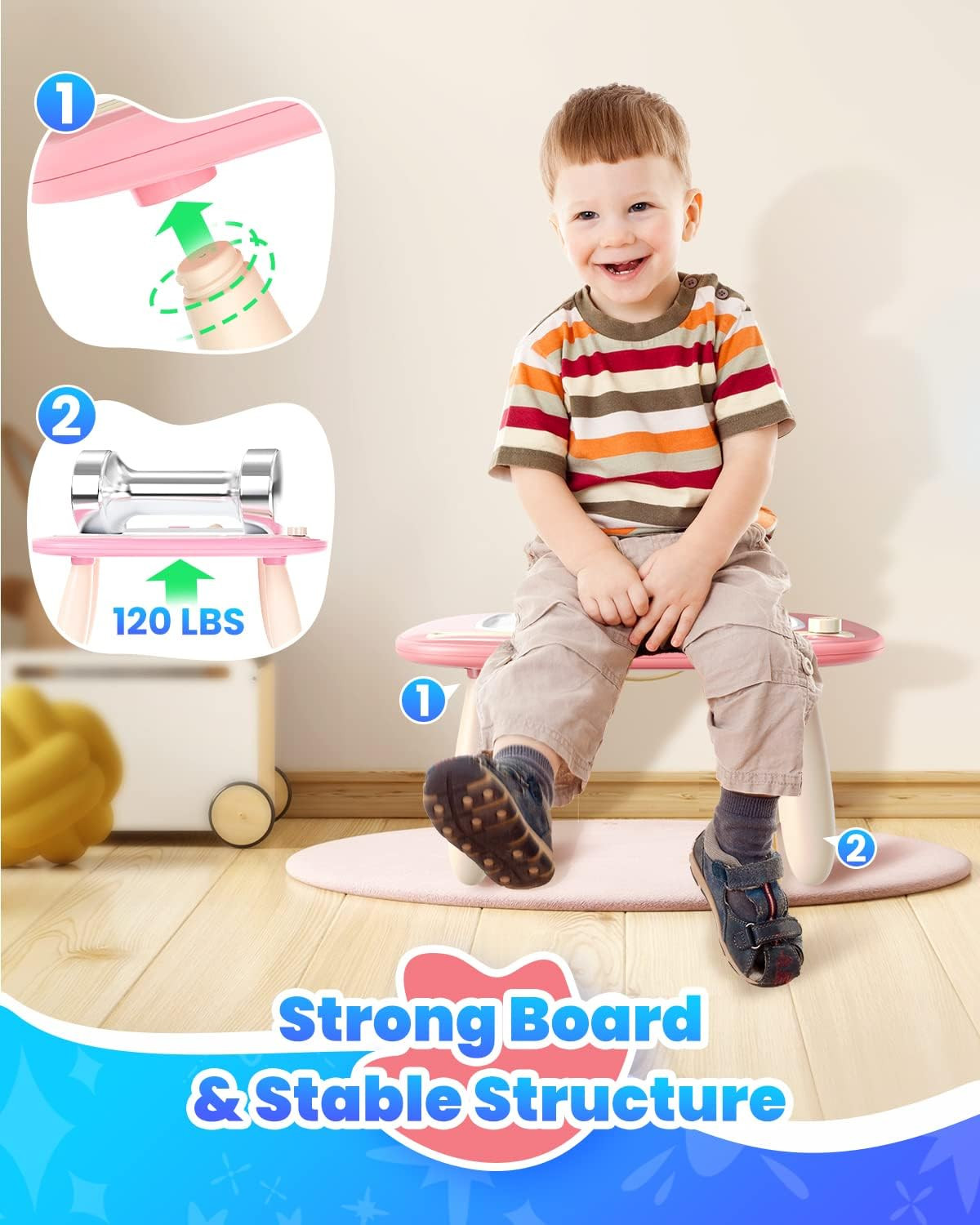 Magnetic Drawing Board, Toddler Girl Toys for 1-3 Year Old, Doodle Board Learnin