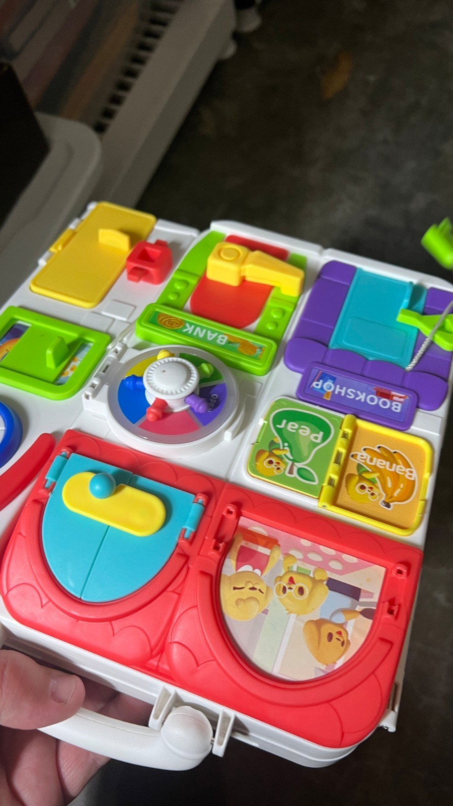 Montessori BUSY BOARD 1-4 Year Musical Toy Bilingual Learning Educational System