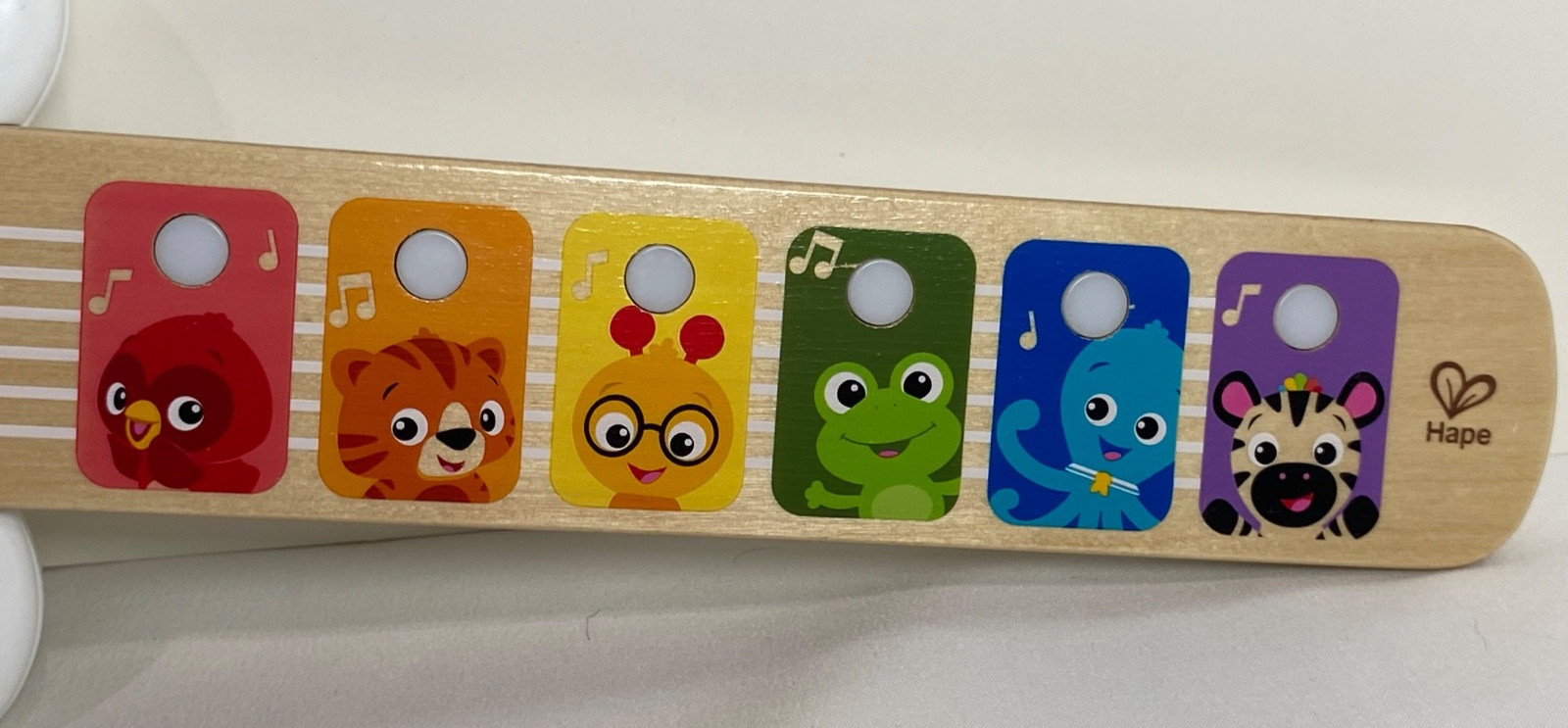 Baby Einstein Musical Wooden Electric Guitar Toy Strum Along Songs