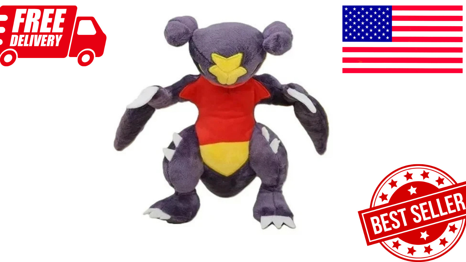 New Garchomp Plush 8.6″ Soft Stuffed Doll Toy Free Shipping