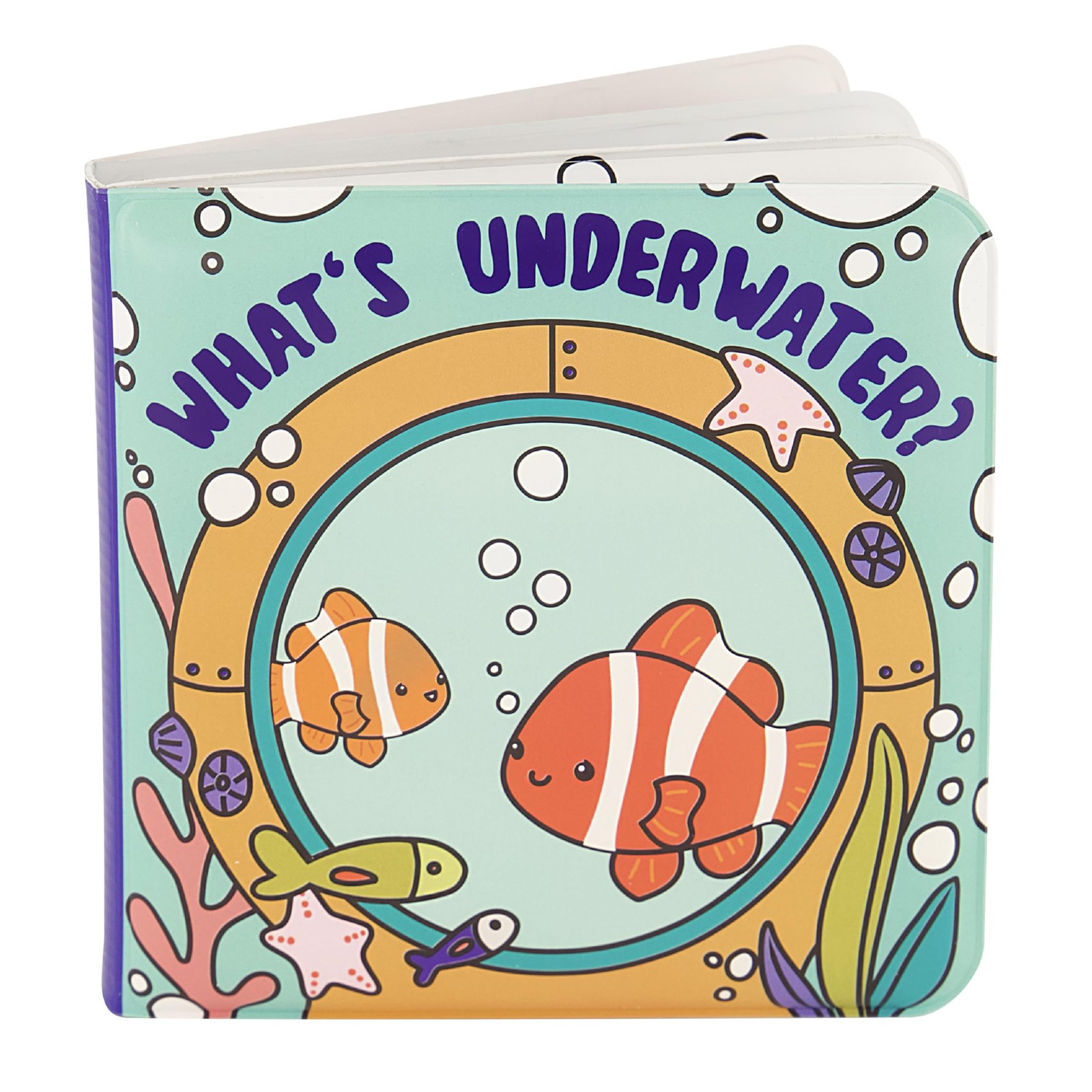 Infantino Color Reveal Bath Book, Baby & 6 inches x 6 inches, Multicolor