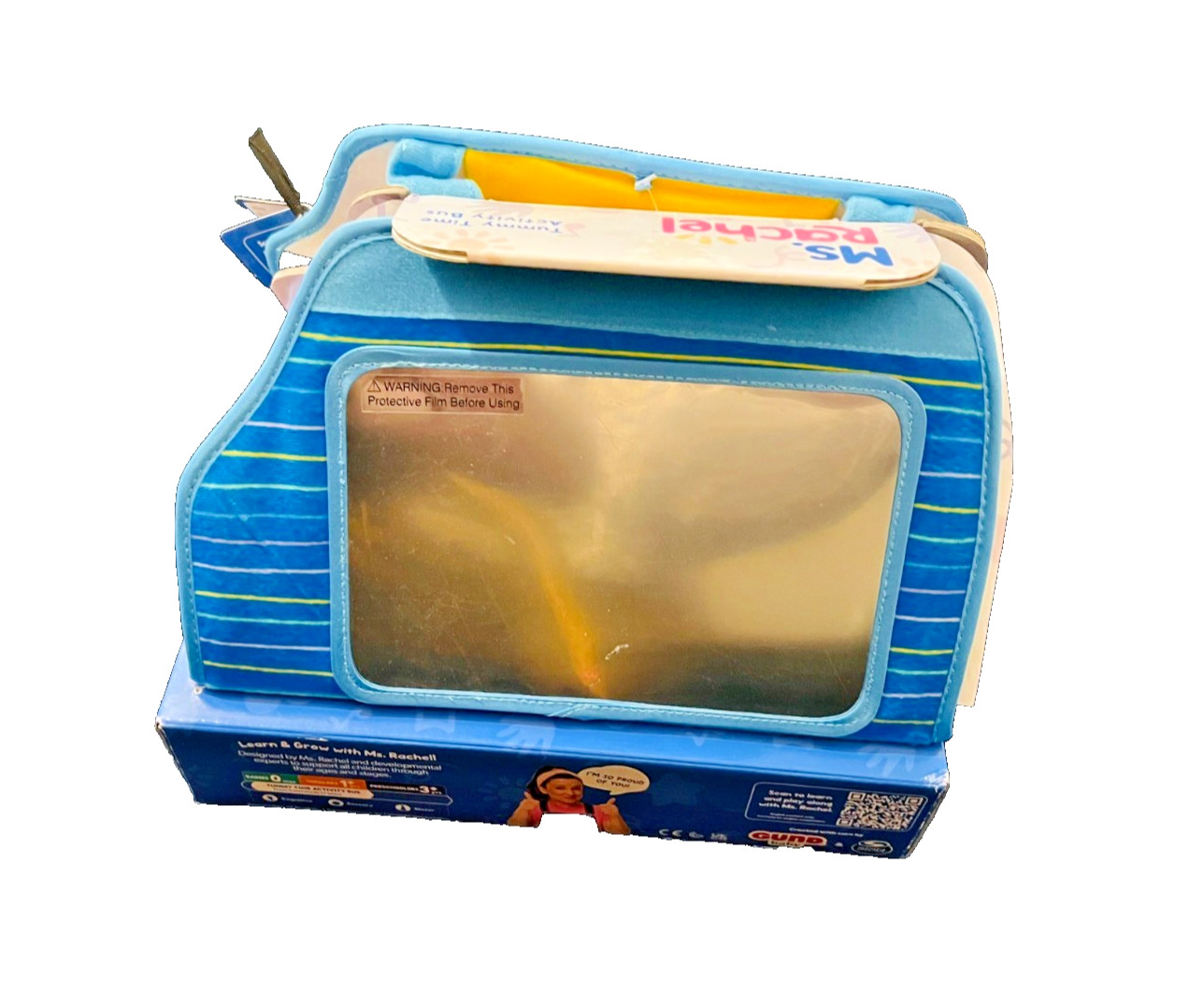 NEW Ms. Rachel Tummy Time Activity Bus Child Development Learning Toy Kit