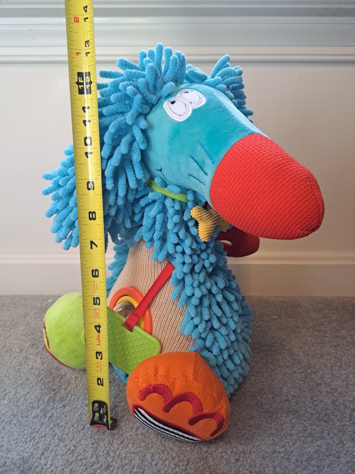Dolce Hound Dog Interactive Stuffie activity learning sensory Baby Infant Toy
