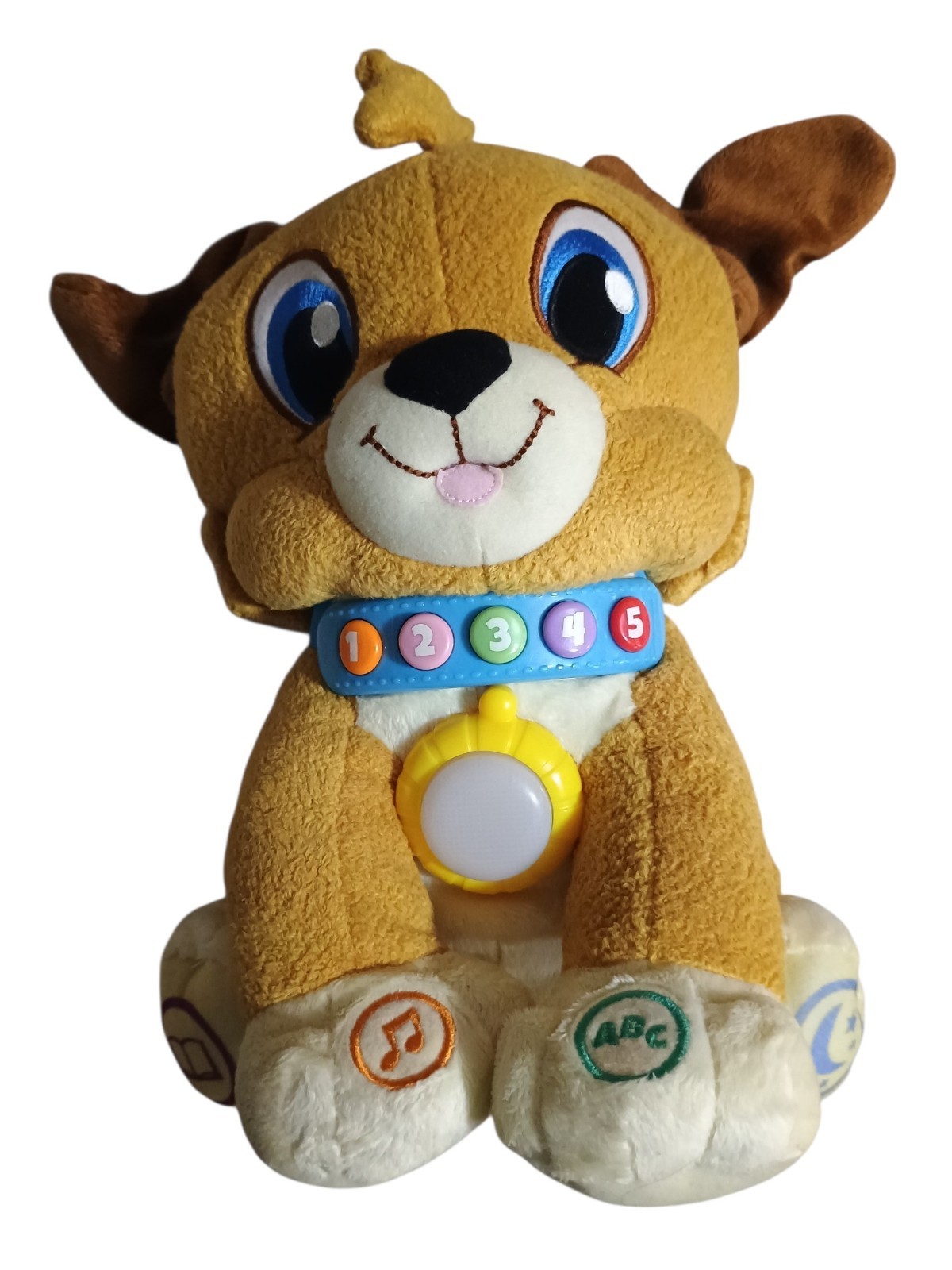 LeapFrog Storytime Buddy Interactive Plush Puppy Toy w/ Story Books