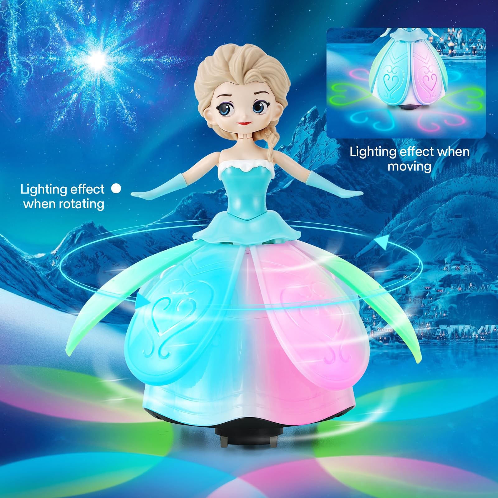Girl Toys Age 4-5,Birthday Gifts for 1 2 3 4 Year Old Girls,Dancing Princess