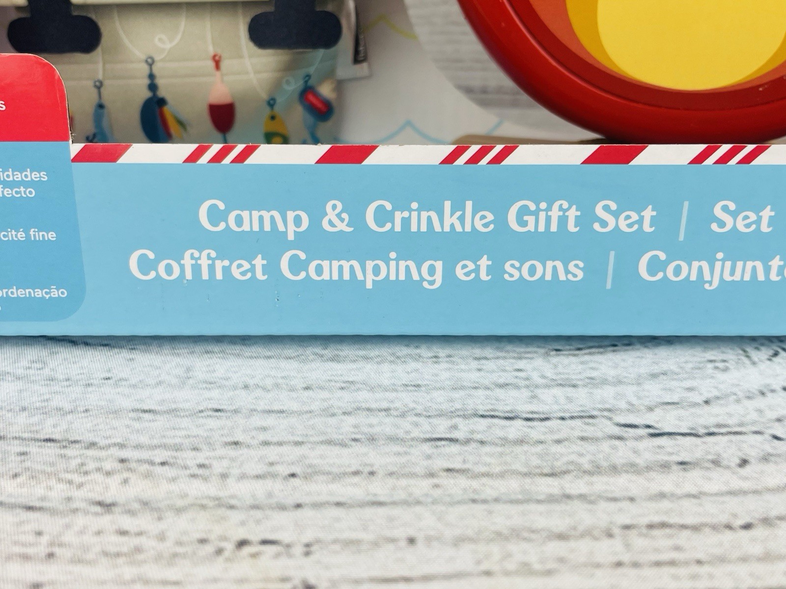 Fisher Price Camp and Crinkle Gift Set Baby Fishing Fine Motor Skills NEW