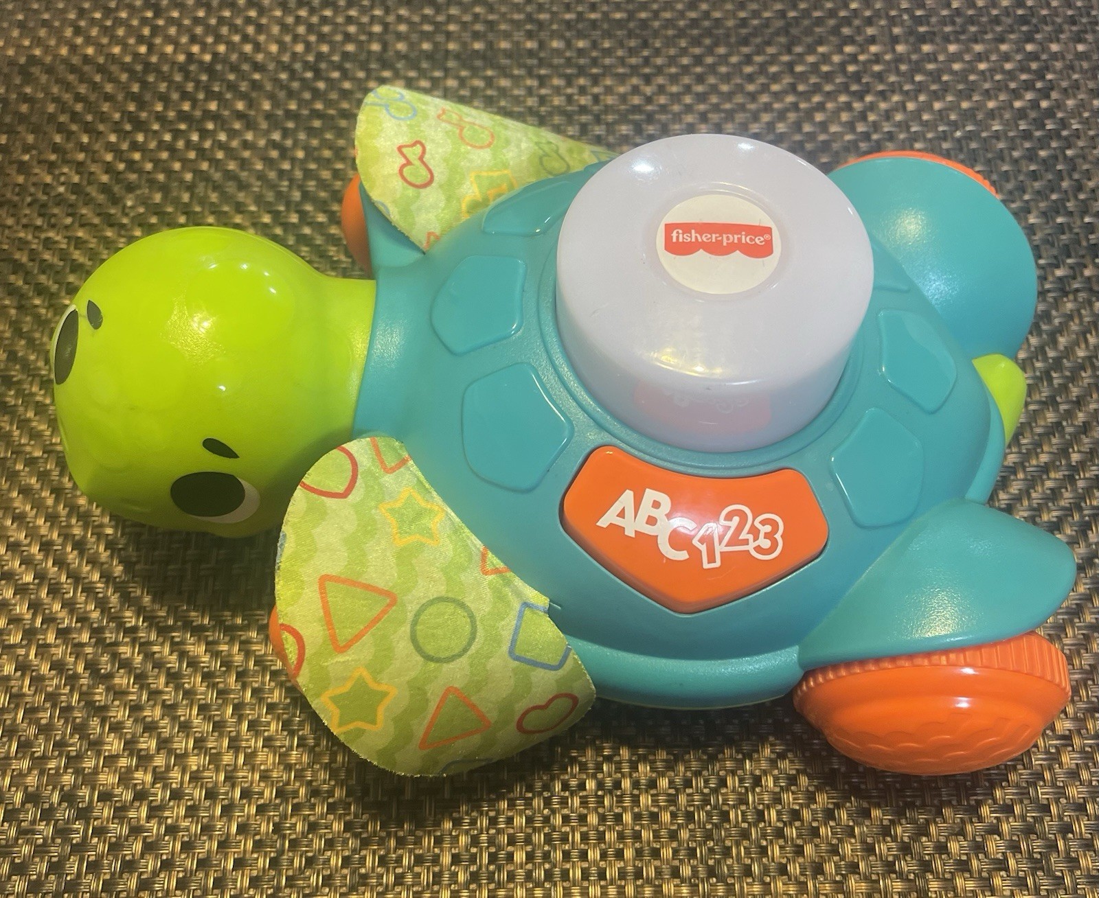 Fisher Price Linkimals Sea Turtle Sit-to-Crawl Light-up Musical Push ‘n Go