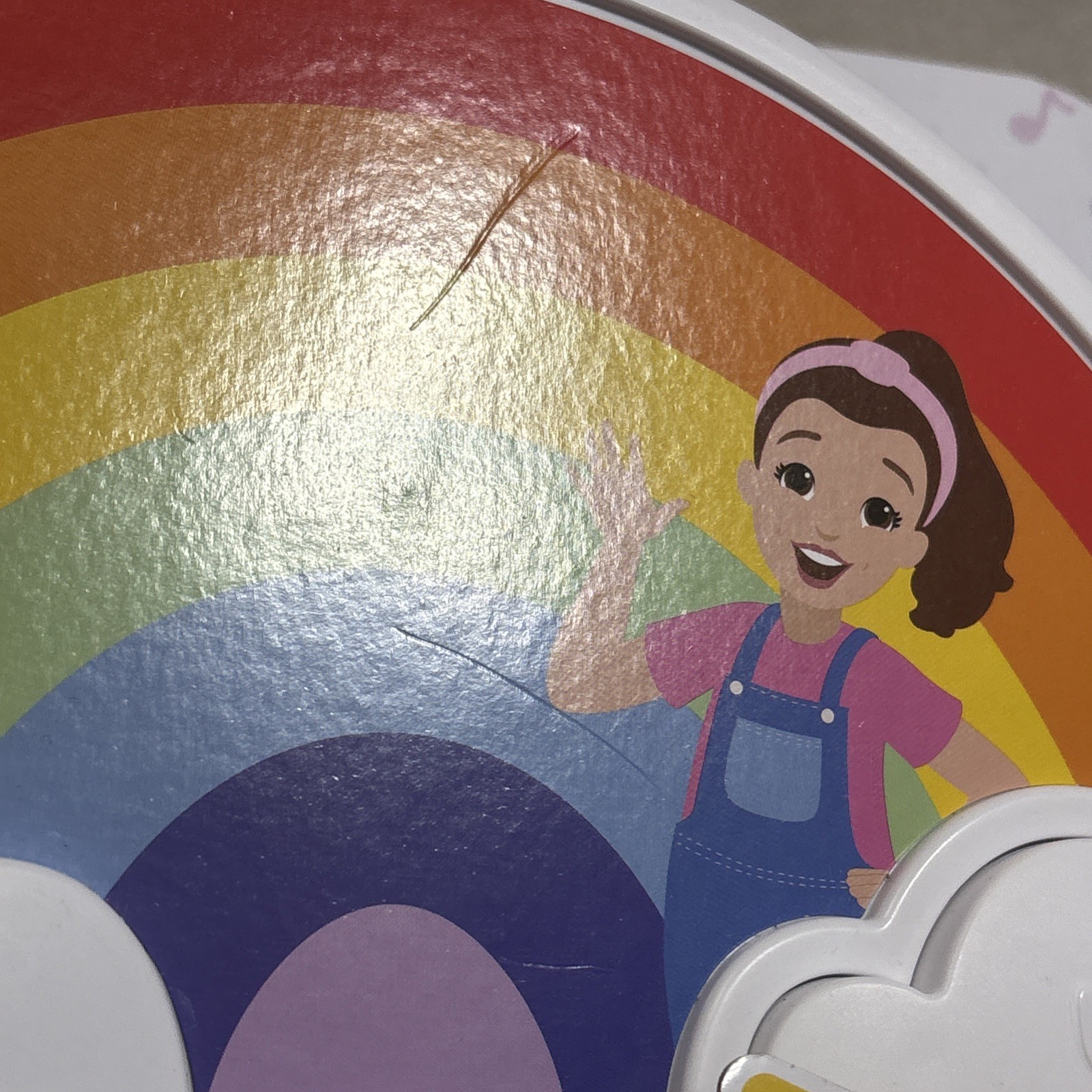Ms. Rachel Official Electronic Rainbow Color Sorter with Lights Miss