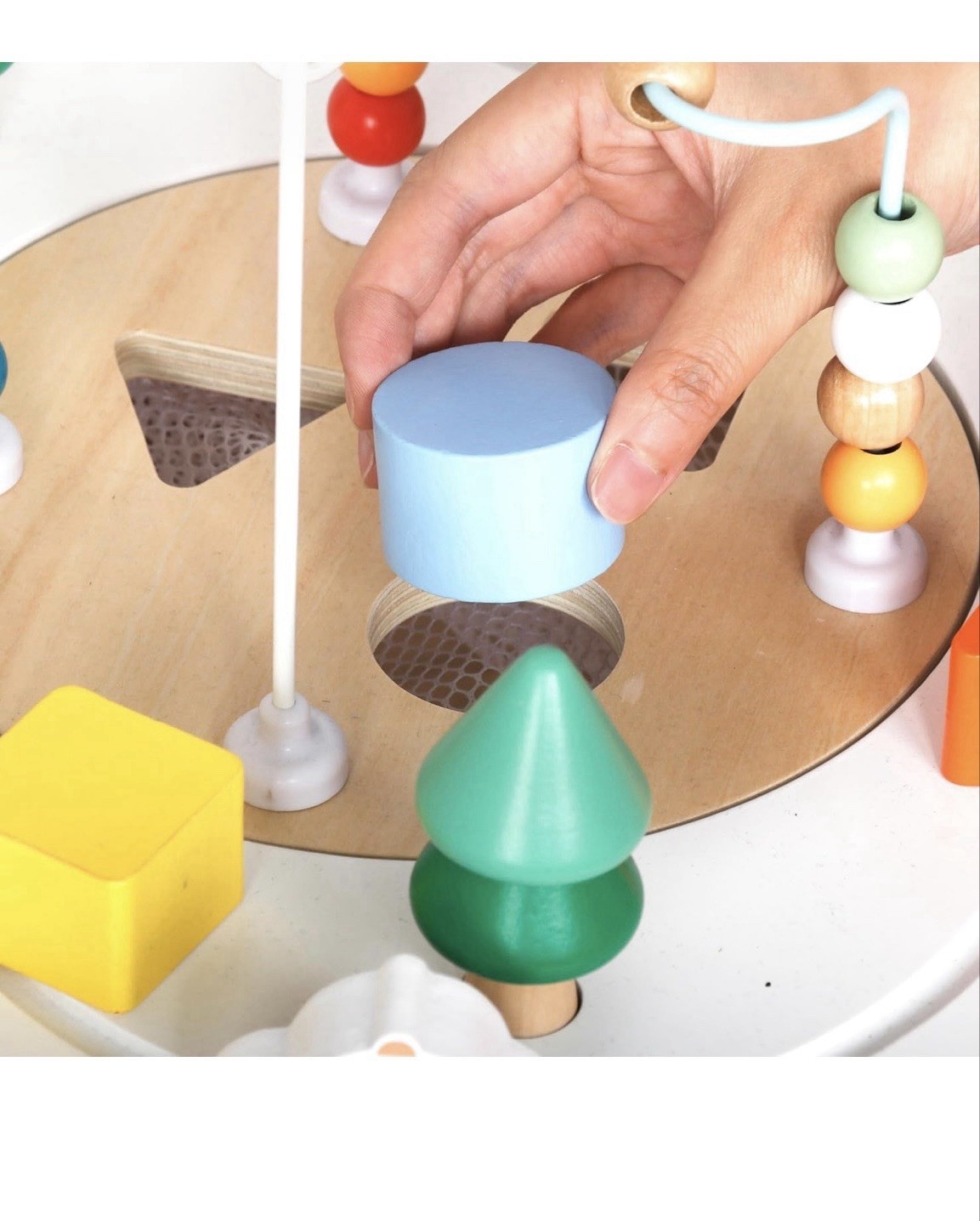Montessori Wooden Activity Table for Toddlers 12 Months+ – New