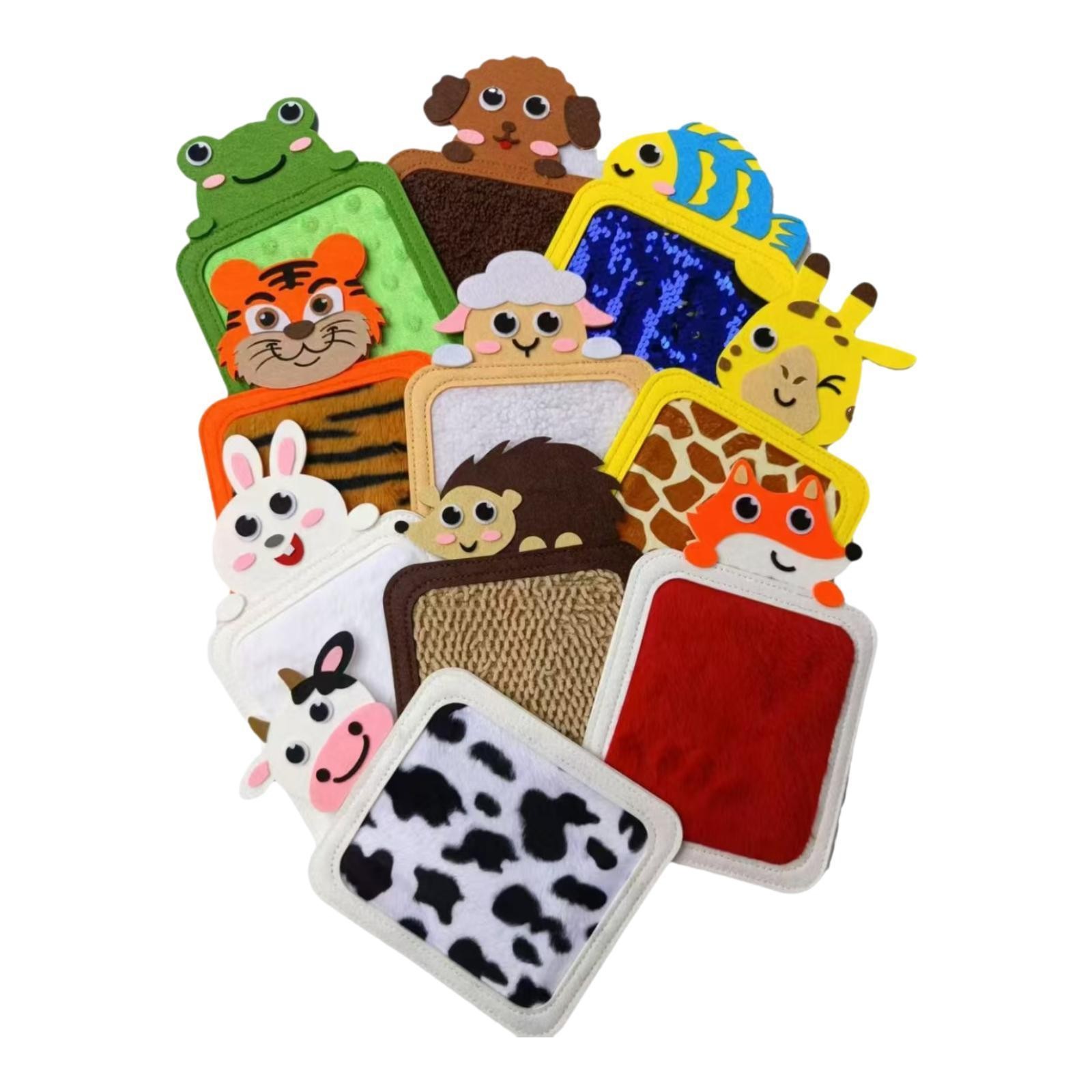 10x Sensory Mats Cute Early Education Toy for Boys Girls Children Preschool