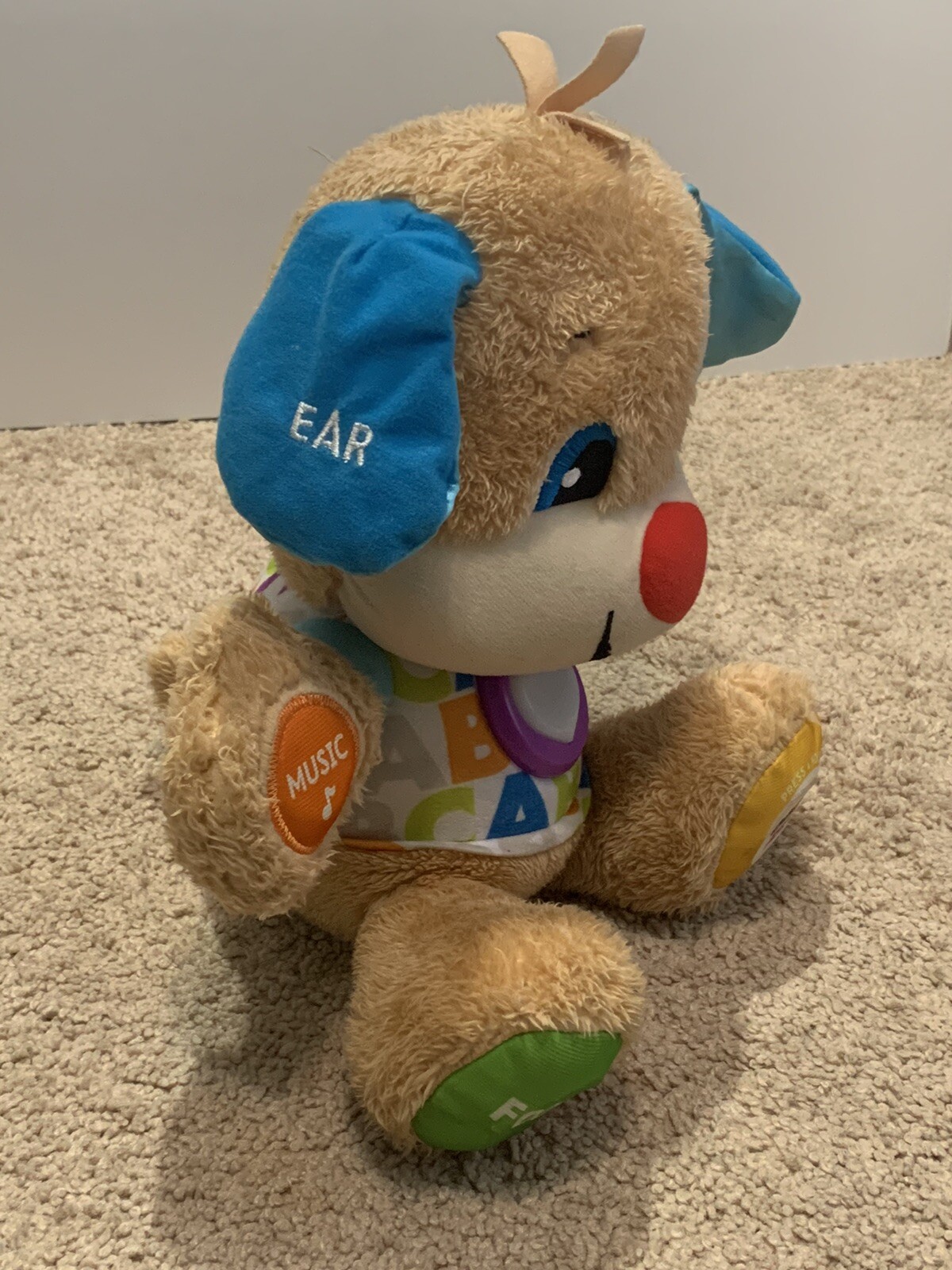 Fisher-Price Laugh and Learn Smart Stages Puppy Dog Soft Interactive Toy