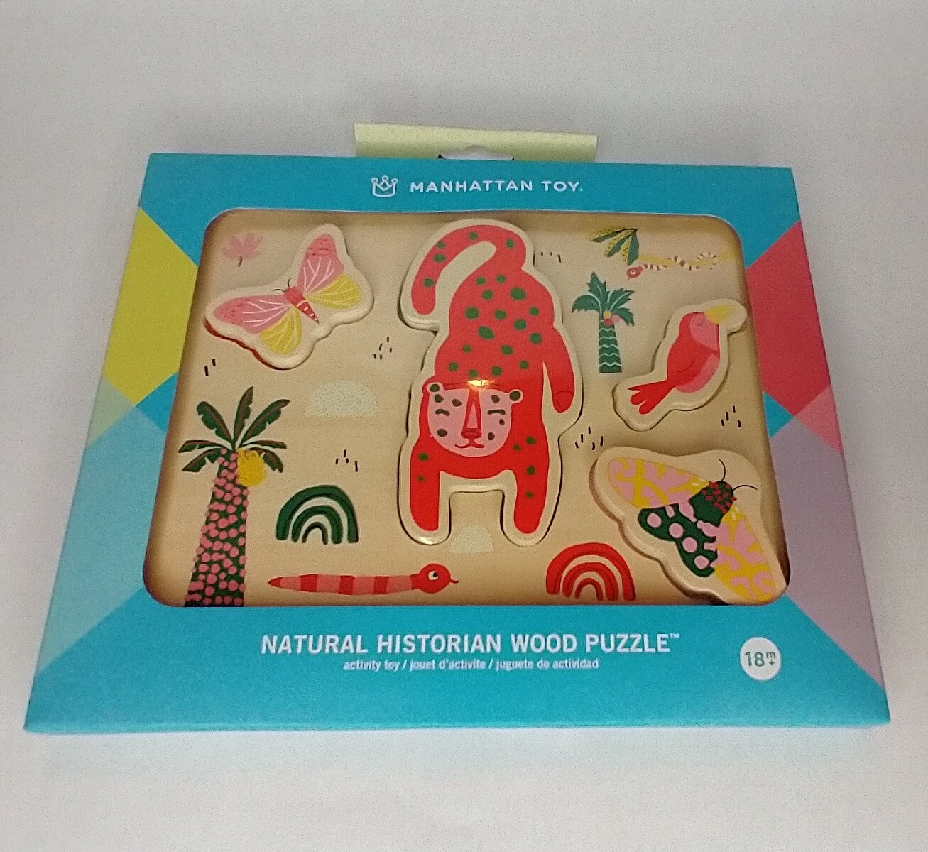 Wood Puzzle The Manhattan Toy Company Natural Historian NEW Gift Idea