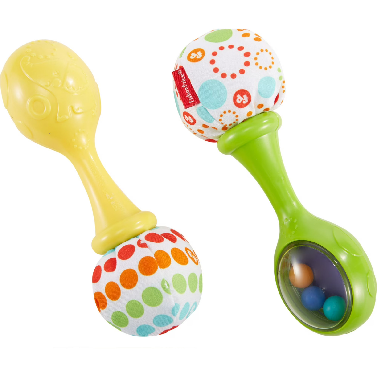 fisher-price Rattle ‘n Rock Maracas 3M+ Yellow & Green Infant Baby Toy BLT33