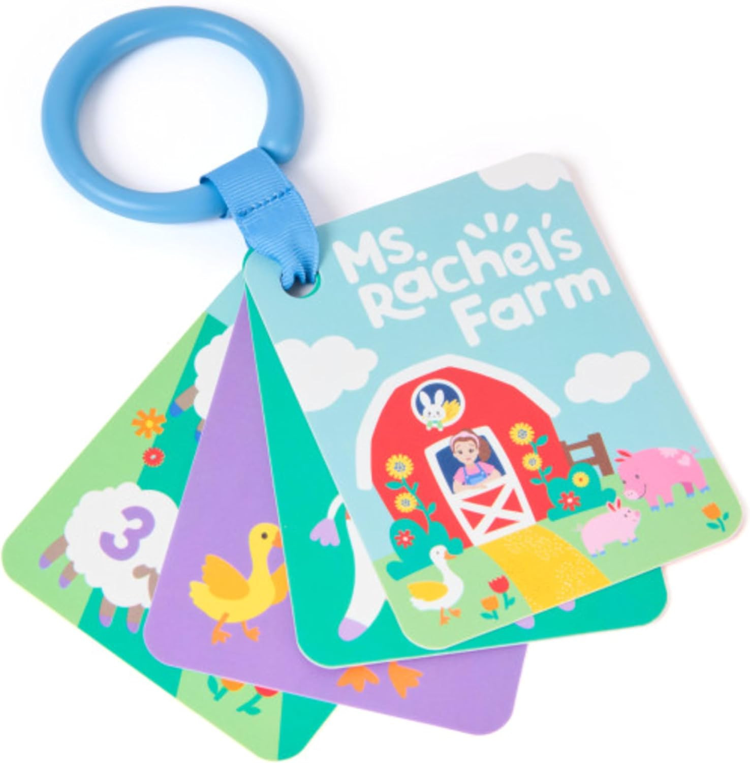 Official Farm Friends Baby Registry Gift Set with Plush, Animals Cards & Finger